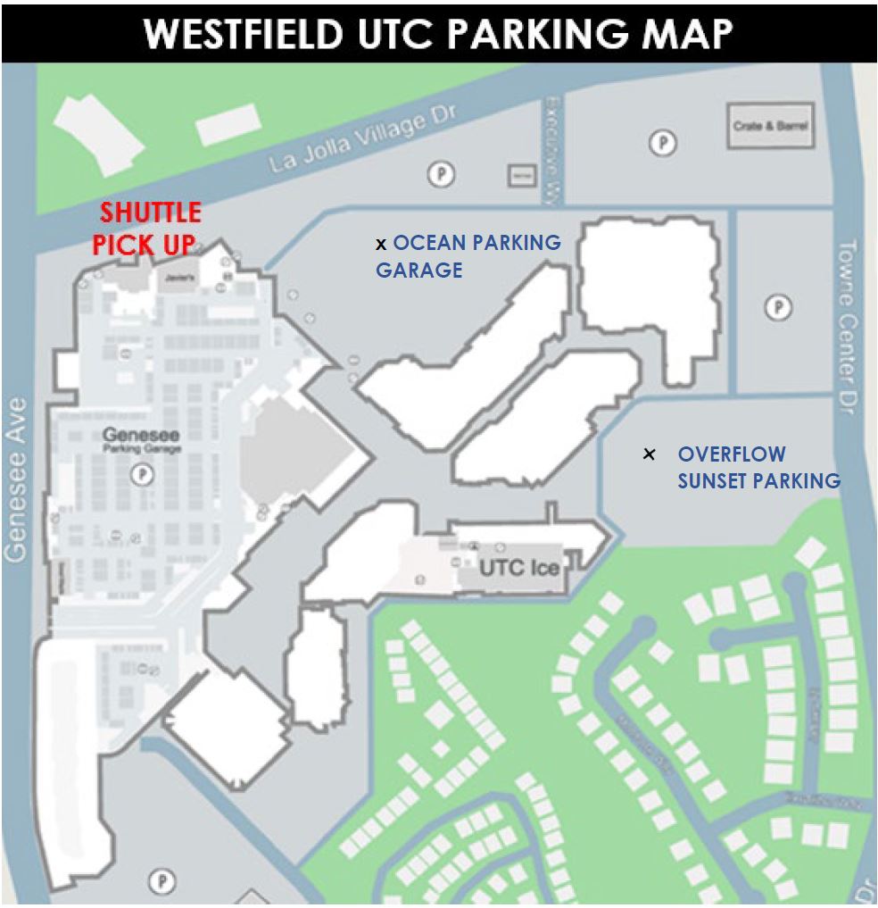 Genesis Invitational Volunteer Parking UTC