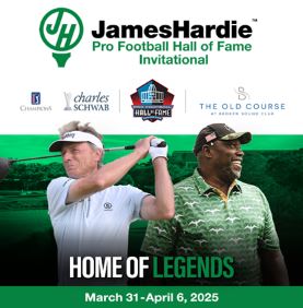 James Hardie Pro Football Hall of Fame Invitational Logo