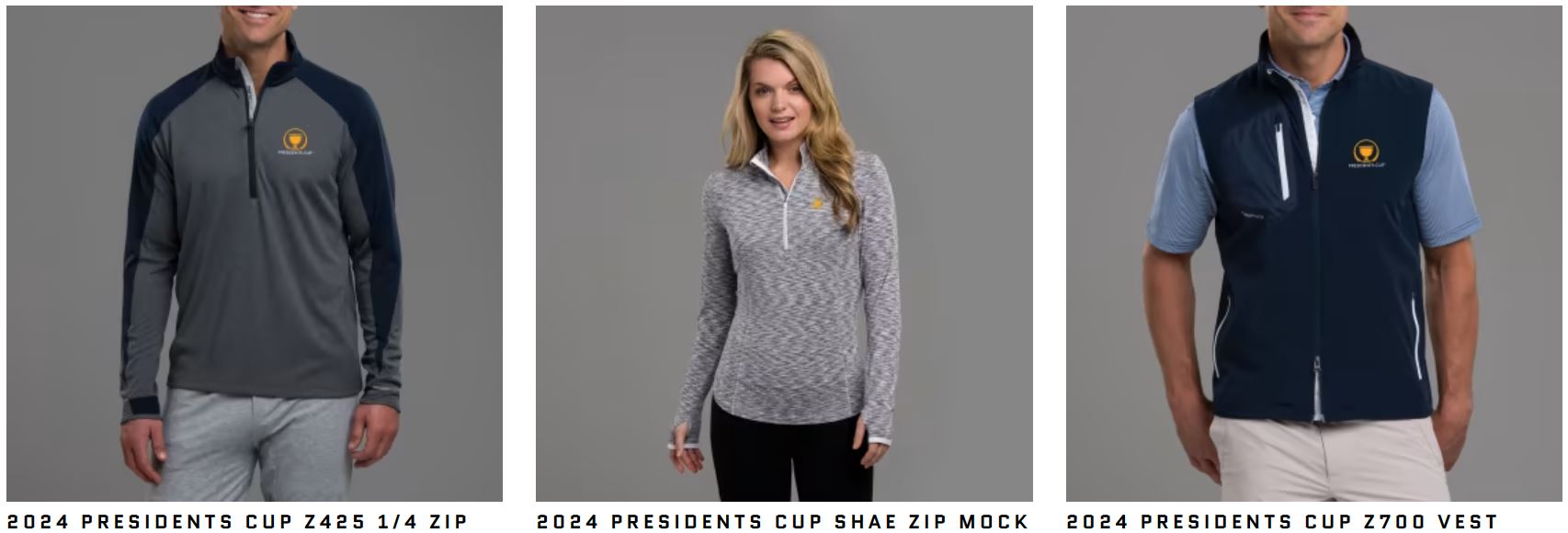 Presidents Cup Outerwear Zero Restrictions
